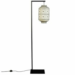 cerno-bila-vzorovana-stojaci-lampa-dutchbone-ming-157-cm
