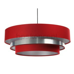 designova-zavesna-lampa-trento-cervena-stribrna
