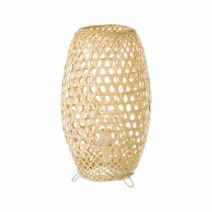 Bambusová stolní lampa v přírodní barvě s bambusovým stínidlem (výška 36 cm) Natural Way – Casa Selección