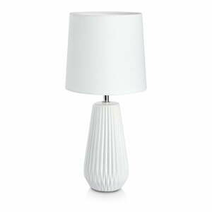 Bílá stolní lampa Markslöjd Nicci, ø 19 cm