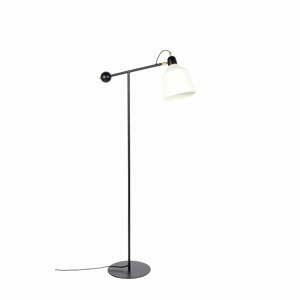 Bílo-černá stojací lampa Skala - Zuiver
