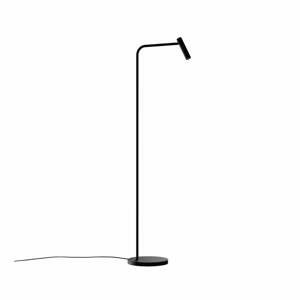 Černá stojací lampa SULION Alexia, výška 148 cm