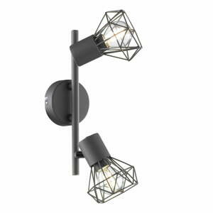 Černé bodové svítidlo 8x25 cm Ran – Fischer & Honsel