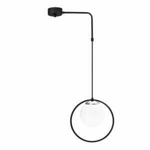 Černé kovové závěsné svítidlo Opviq lights Elpidas