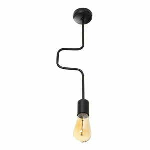 Černé kovové závěsné svítidlo Opviq lights Joshua