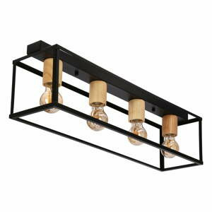 Černé stropní svítidlo 17x70 cm Retro – Candellux Lighting