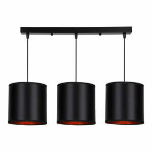 Černé závěsné svítidlo 20x72 cm Candida – Candellux Lighting