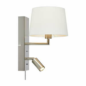 LED nástěnné svítidlo v bílo-stříbrné barvě (délka 28,5 cm) Como – Markslöjd