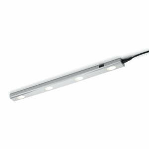LED nástěnné svítidlo ve stříbrné barvě Aragon – Trio