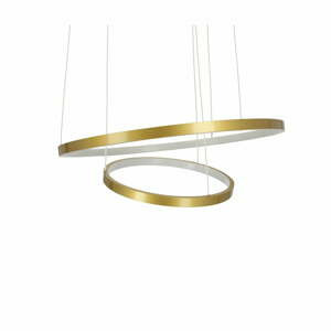 LED závěsné svítidlo ve zlaté barvě ø 50 cm Lune – Candellux Lighting