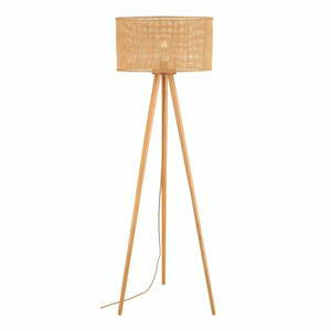 Ratanová stojací lampa SULION Rattan, výška 145 cm