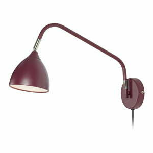 Vínově červená nástěnná lampa Markslöjd Valencia