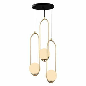 Závěsné svítidlo ve zlaté barvě Squid Lighting Arch, výška 146 cm