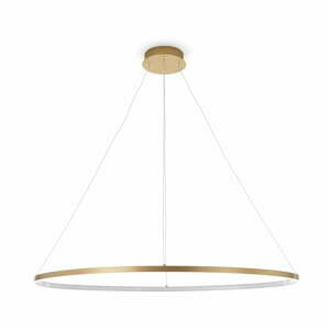 Závěsné svítidlo ve zlaté barvě Tomasucci Oval Ring, výška 92 cm