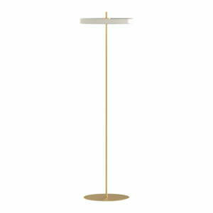 Bílá LED stmívatelná stojací lampa s kovovým stínidlem (výška 151 cm) Asteria Floor – UMAGE
