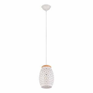 Bílé závěsné svítidlo ø 15 cm Bidar – Trio