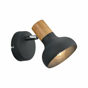 Matně černé nástěnné svítidlo ø 10 cm Latika – Trio