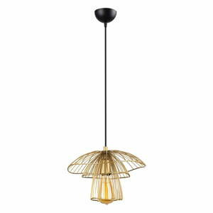 Závěsné svítidlo ve zlaté barvě Squid Lighting Root, výška 117 cm