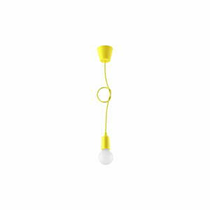 Žluté závěsné svítidlo ø 5 cm Rene – Nice Lamps