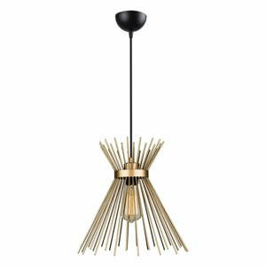 Kovové závěsné svítidlo ve zlaté barvě Izmir – Squid Lighting