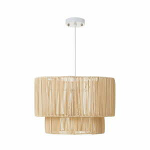 Ratanové stropní svítidlo v přírodní barvě s ratanovým stínidlem ø 38 cm Natural Way – Casa Selección