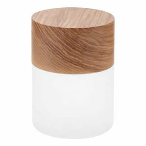 Stmívatelná stolní lampa v přírodní barvě se skleněným stínidlem (výška 10,5 cm) Lemelia – Gingko