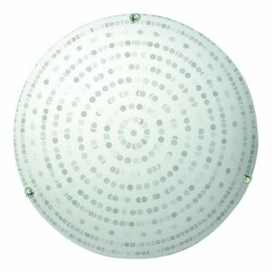 Bílé stropní svítidlo se skleněným stínidlem ø 30 cm Circle – Candellux Lighting