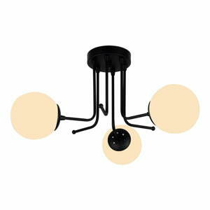 Černé stropní svítidlo Squid Lighting Star, výška 34 cm