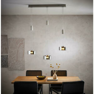 XXXL ZÁVĚSNÉ LED SVÍTIDLO, 95/20/100-160 cm
