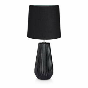 Černá stolní lampa Markslöjd Nicci, ø 19 cm